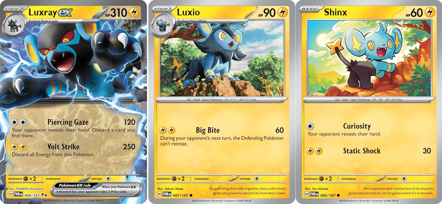 Luxray ex 068/167 – Twilight Masquerade – Pokemon Card Lot
