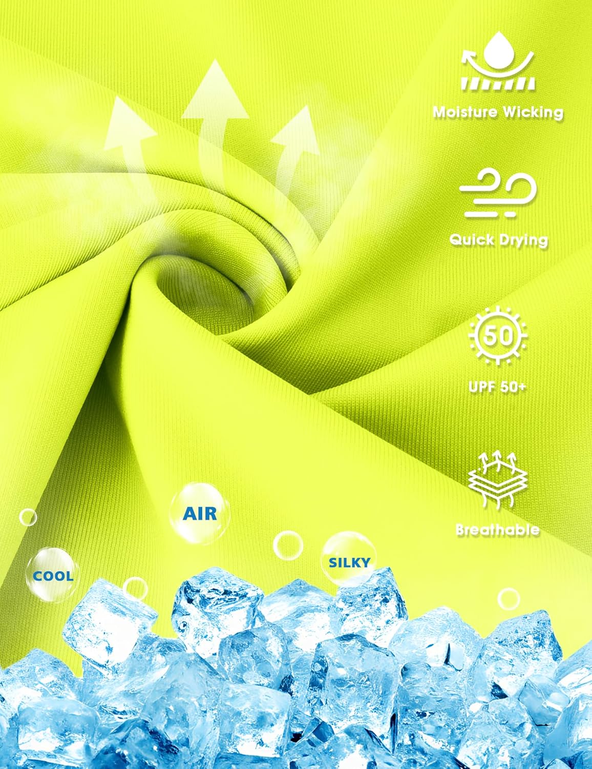 Boys Rash Guard Swim Shirt Long Sleeve Shirts UPF 50+ Sun Shirt Quick Dry Fit Neon Tees Activewear for Kids Girls Youth 2-16Y - Image 5