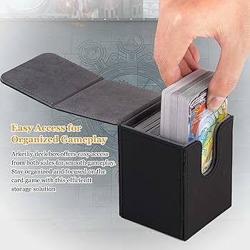 Amazon.com: Arkeiliy Card Deck Box, 110+ Storage MTG Deck