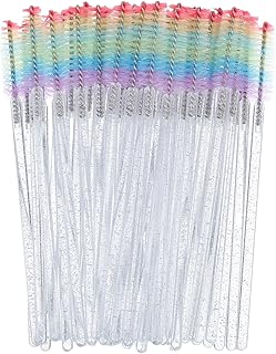 DOITOOL 50pcs Clear White Handle Rainbow Disp...