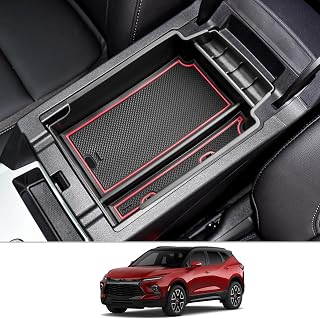 Center Console Accessory Organizer for 2019 2020 2021 2022 2023 2024 2025 Chevy Blazer Armrest Storage Box 2019-2025 Chevy Blazer Accessories (NOT for Blazer EV)