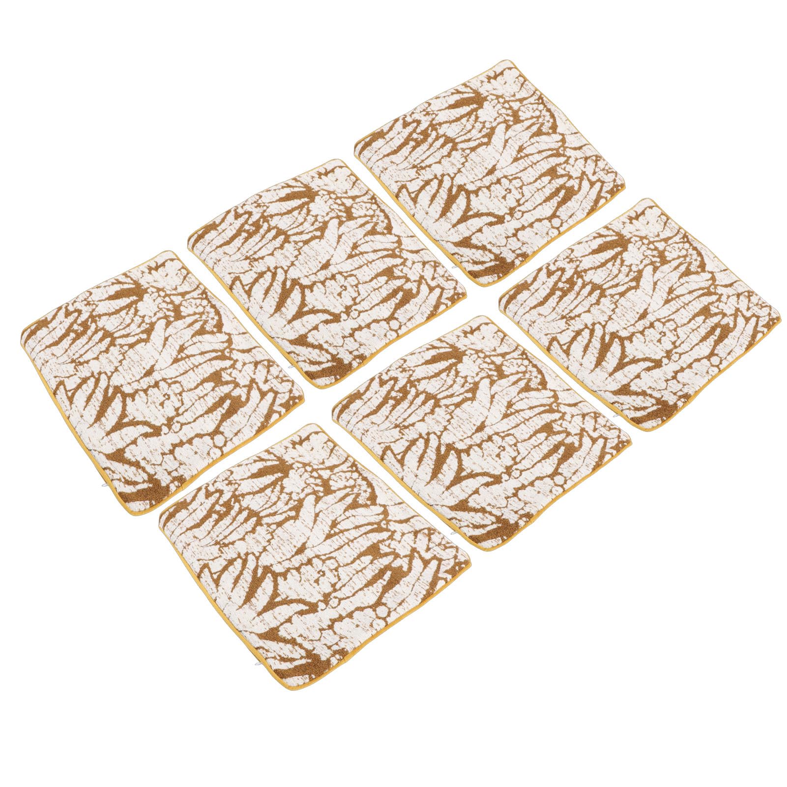 Jectse Federe per Cuscini, Federe Decorative per Fattoria, Confezione da 10, Morbide Fodere per Cuscini in Poliestere per Divano Letto, Soggiorno, Giallo Bianco (50,8x50,8 cm/20x20 pollici)