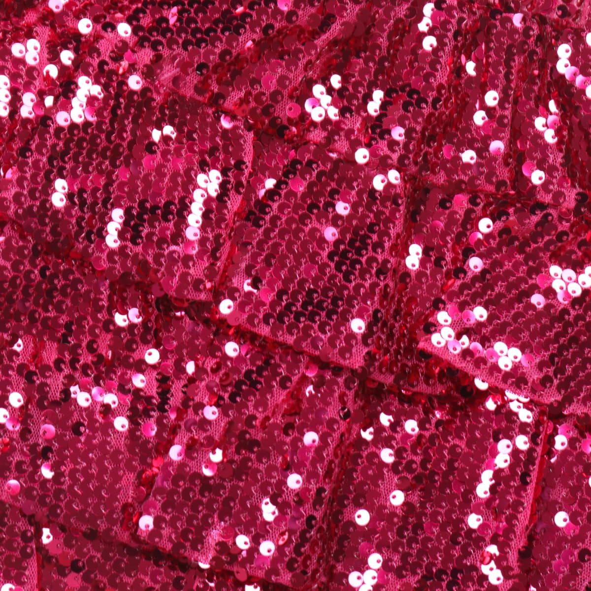 WELAKEN Sparkle Sequin Skirt for Girls Kids Elastic Waist Three Layer Ruffle Skirt - Image 6