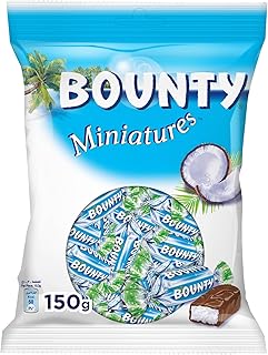 Bounty Miniature Milk Chocolate, 150 gram