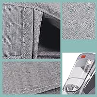 Vista 6 de Cochecito de bebé Escudo de invierno universal resistente al viento Cochecito cubierta de lluvia Protección de viaje cochecito de bebé cubierta