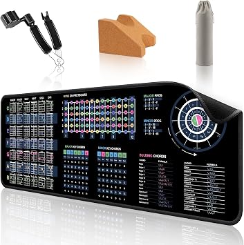 2F22E Guitar Mat & Portable Guitar Work Mat - 43.3 * 15.7 Inch Guitar Mat Pad, Guitar Repair Mats Make It Easier to Repair Your Guitar
