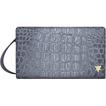 Anuschka Womens Hand-Painted Genuine Leather RFID Blocking Organizer Wallet