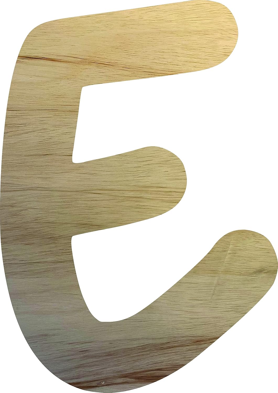 Wooden Letter 6" Blank A BREAKBONE Font