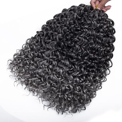 Miniatura 4 de 6 paquetes de extensiones de cabello rizado con ganchillo para mujer, 18 pulgadas, rizado GoGo, extensiones de cabello sintético ondulado con