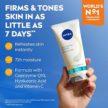 Skin Toning & Firming Body Gel-Cream, 6.7 oz (189 g), Nivea