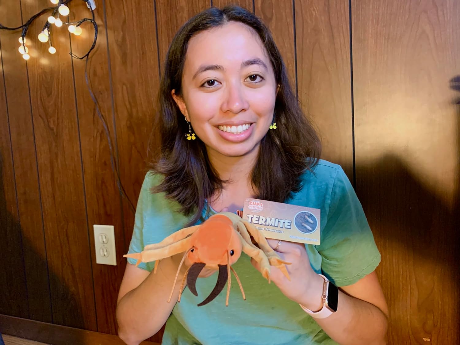 GIANT MICROBES Termite Plush - Learn About This Common Crawler with This Cuddly Plush, Unique Gift for Friends, Family, Educators, Students, and Insect Fans