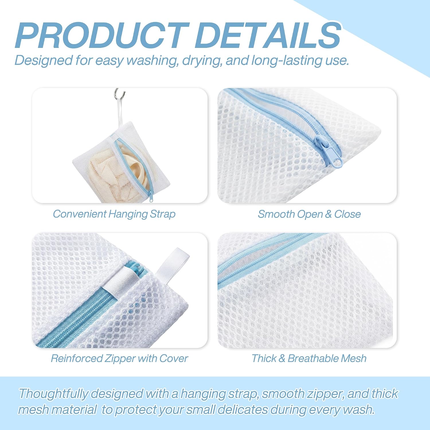 Laundry Detergent Pod Mesh Bag for Washer, Laundry Scent Beads Bag image 4