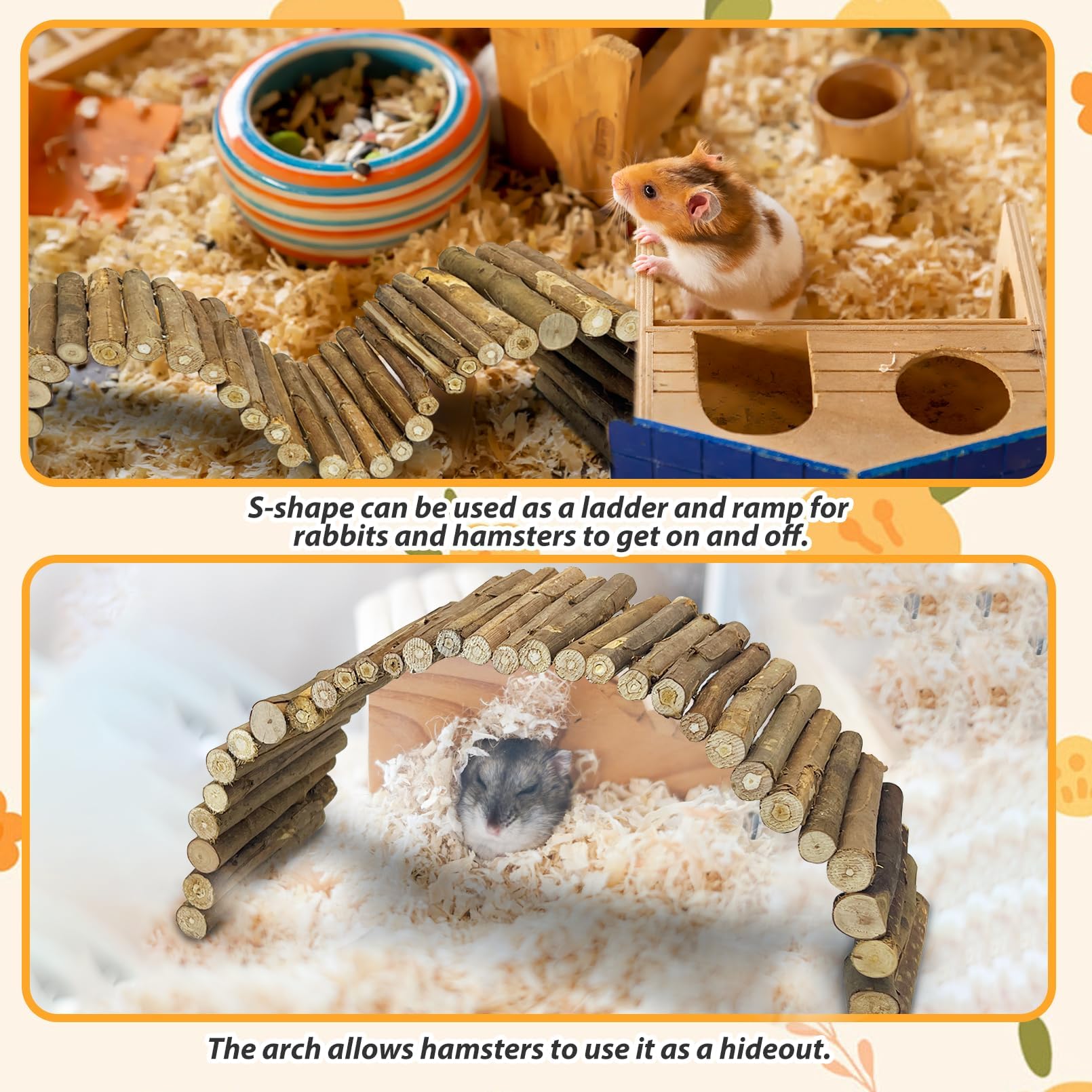 Illustration of Hamster Bridge Pfte Components