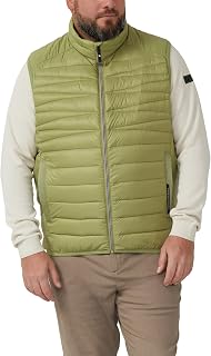 s.Oliver Herren Outdoor-Weste – gepolstert, Stehkragen, Reißverschluss