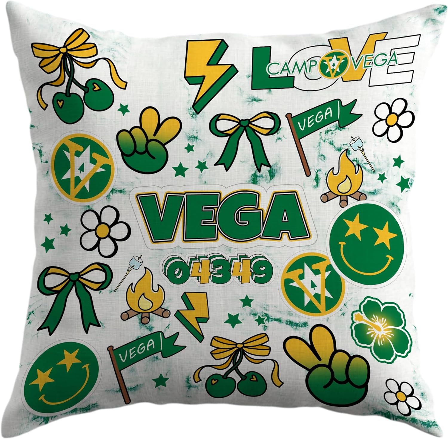 Gilbins Camp Bunk Kids Autograph Pillows A Great Gift for Boys Or Girls (Camp Seneca)
