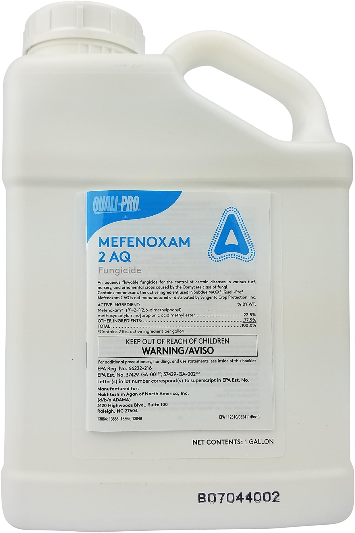 Mefenoxam 2 AQ Aqueous 1 Gallon Flowable Fungicide 22.5% Same as Subdue Maxx.