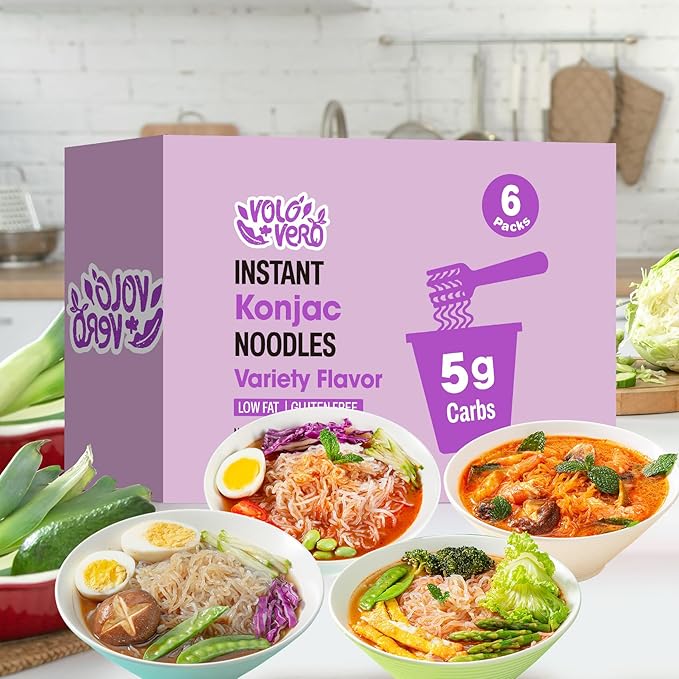 VOLO VERO Fideos Konjac - Pack Variedad 6 Unidades, Sin Gluten, Vegano miniatura 7
