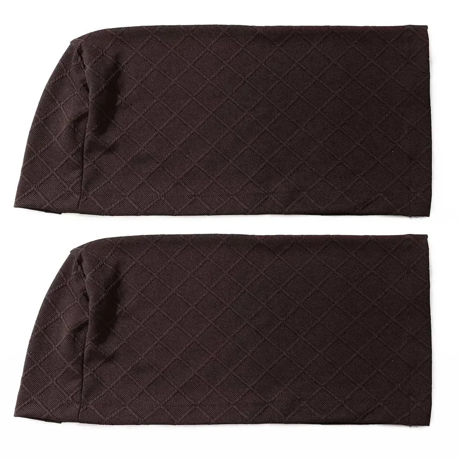 SFOIKVG Arm Covers 2PCS Flannel Spandex Stretch Armrest Covers Set Of 2 Couch Armchair Arm Protector Non Slip Elastic Sofa Slipcover for Sofa Chair(Brown)