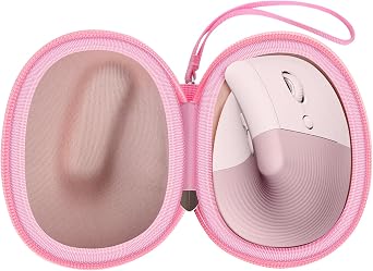 ANKHOH Case for Logitech Lift Vertical Ergonomic Mouse, Pink