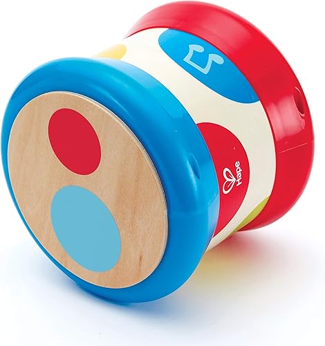 Miniatura 6 de Hape Tambor para bebé  Colorido tambor rodante, instrumento musical de juguete para niños pequeños, aprendizaje de ritmo y sonido, funciona con