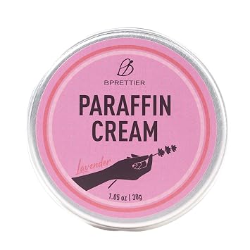 Cold Paraffin Wax Cream for Hands and Feet, Shea Butter Cuticle Balm, Lavender Scent Home Spa, No-Heat Moisturizing Mask