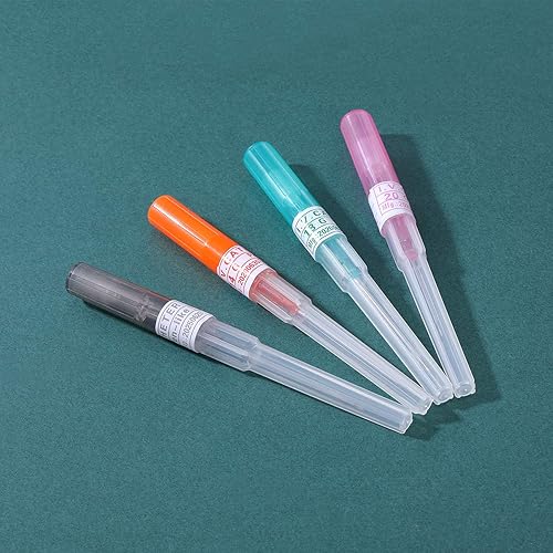 Miniatura 5 de ZS Agujas de perforación de catéter, kit de 5 agujas de catéter intravenoso, agujas de perforación de nariz, labio, 14G, 16G, 18G, 20G, kit de