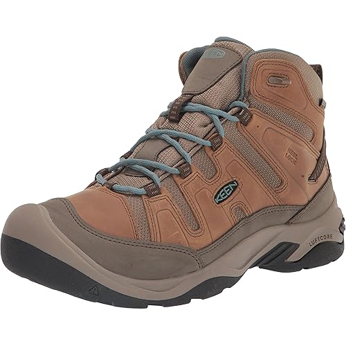 KEEN Women's Circadia Mid Height Comfortable Waterproof Hiking Boots