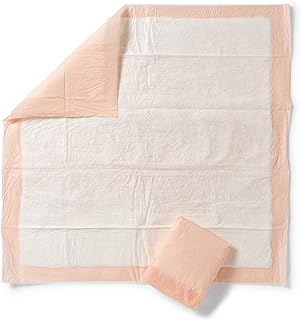 FitRight Heavy Absorbency Disposable Underpads, Super Absorbent Polymer And Fluff Core, 30