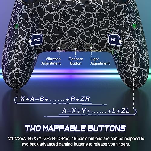 Miniatura 4 de Switch Controllers - Switch Pro Controller Compatible With Nintendo SwitchLiteOLED,Multi-Platform PCIOSAndroid,Wireless Switch Controller With 9