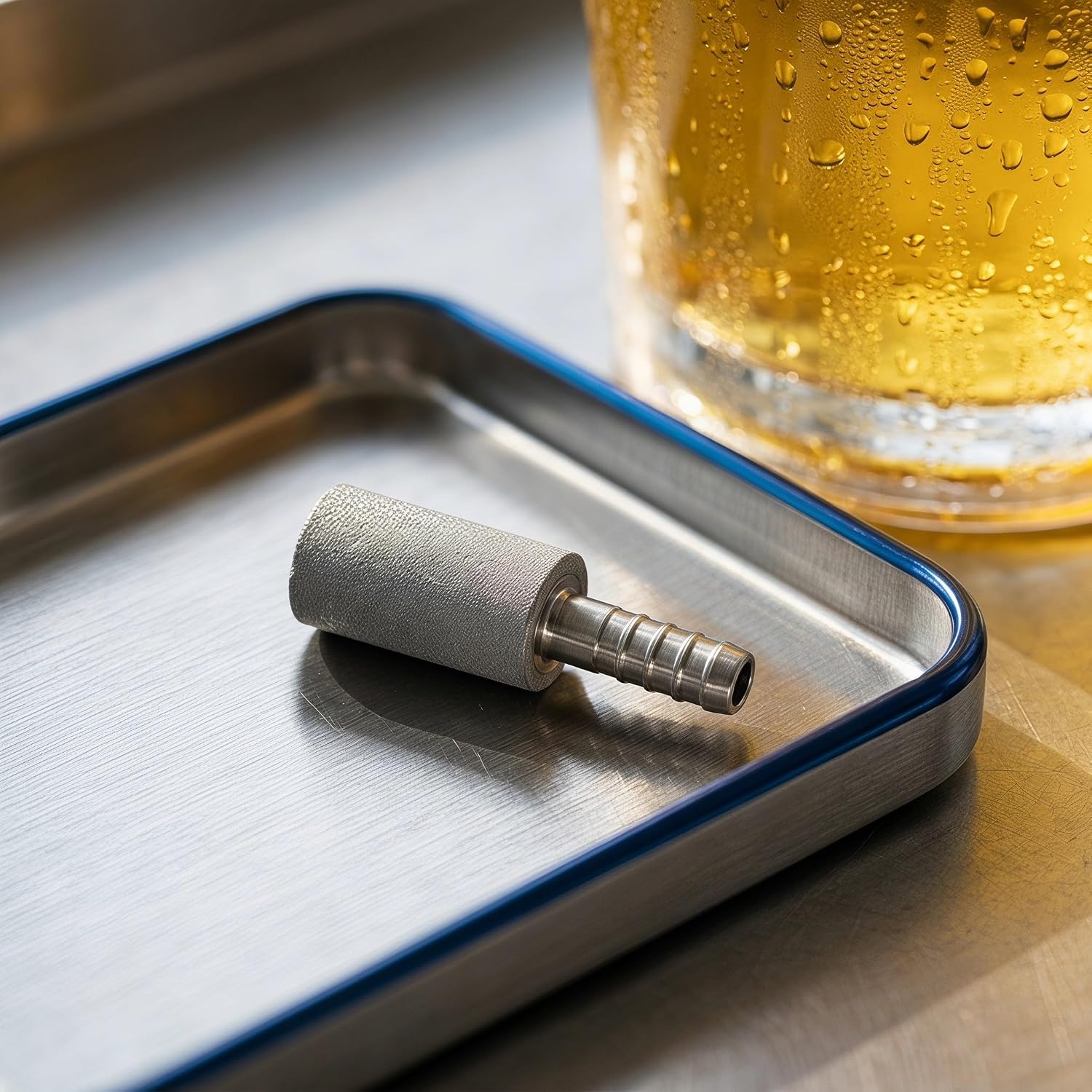 Ipetboom Beer Aerator Stone Stainless Steel Quick Connect 1/8NPT 1/4" Barb