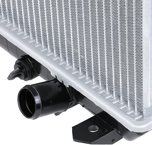 Miniatura 6 de M-AUTO Radiador de aluminio estilo OE compatible con Toyota Solara Camry 1999 2000 2001 2.2L transmisión automática de entrada de 1-1/4 pulgadas,