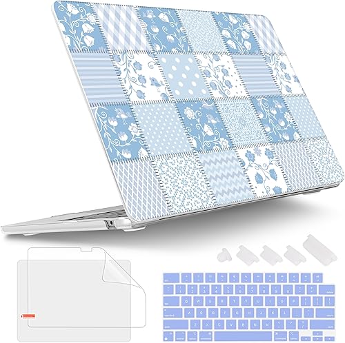 Miniatura 19 de Tuiklol Funda rígida para MacBook Air 2026, 2025, 2024, 2023, modelo M5, A3448, M4, A3241, M3, A3114, M2, A2941, funda rígida para MacBook de 15.3