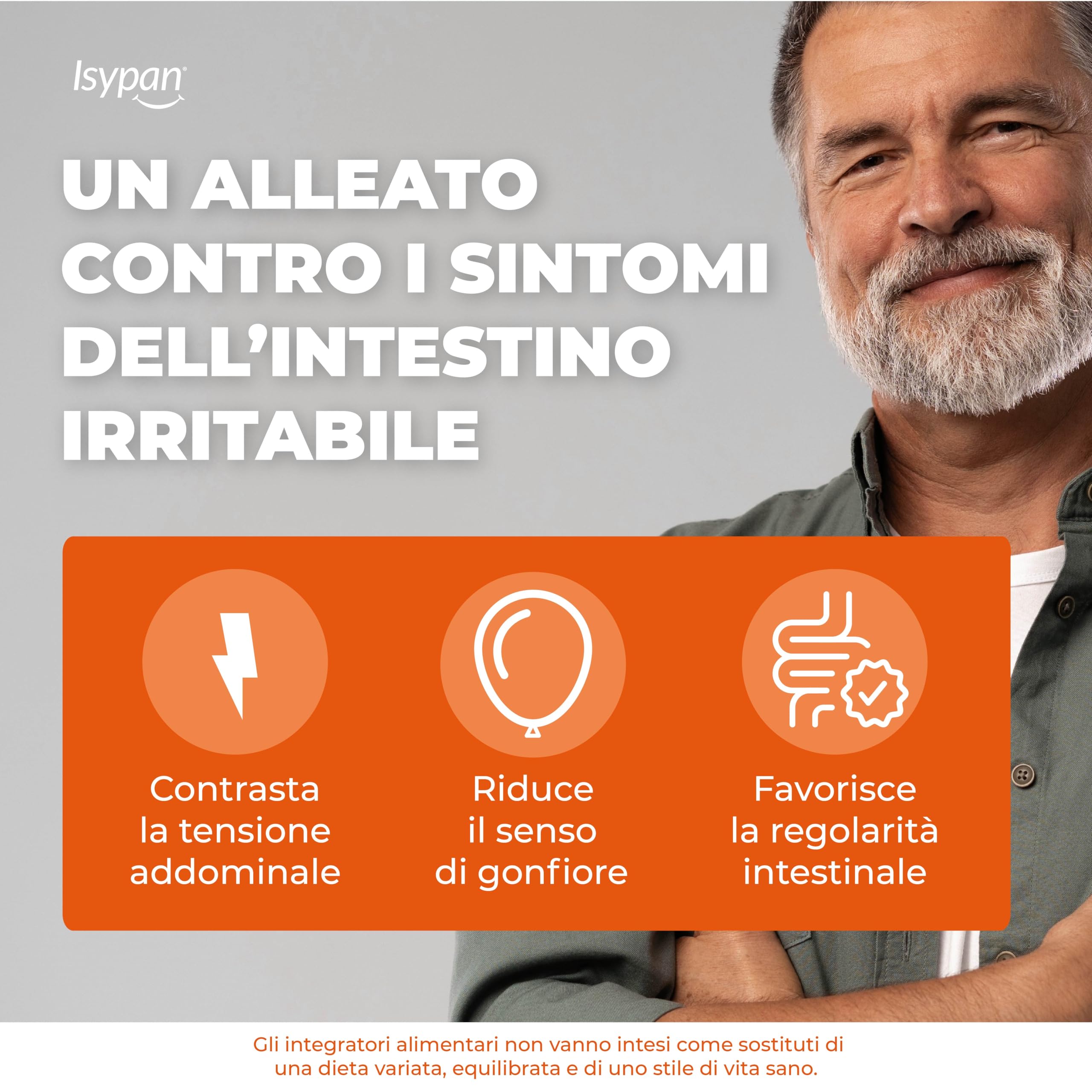 Isypan IBS Complex 20 Compresse – Integratore per Intestino Irritabile, Con Boswellia, Melissa e GABA, Supporto Digestione, Gonfiore e Benessere Intestinale