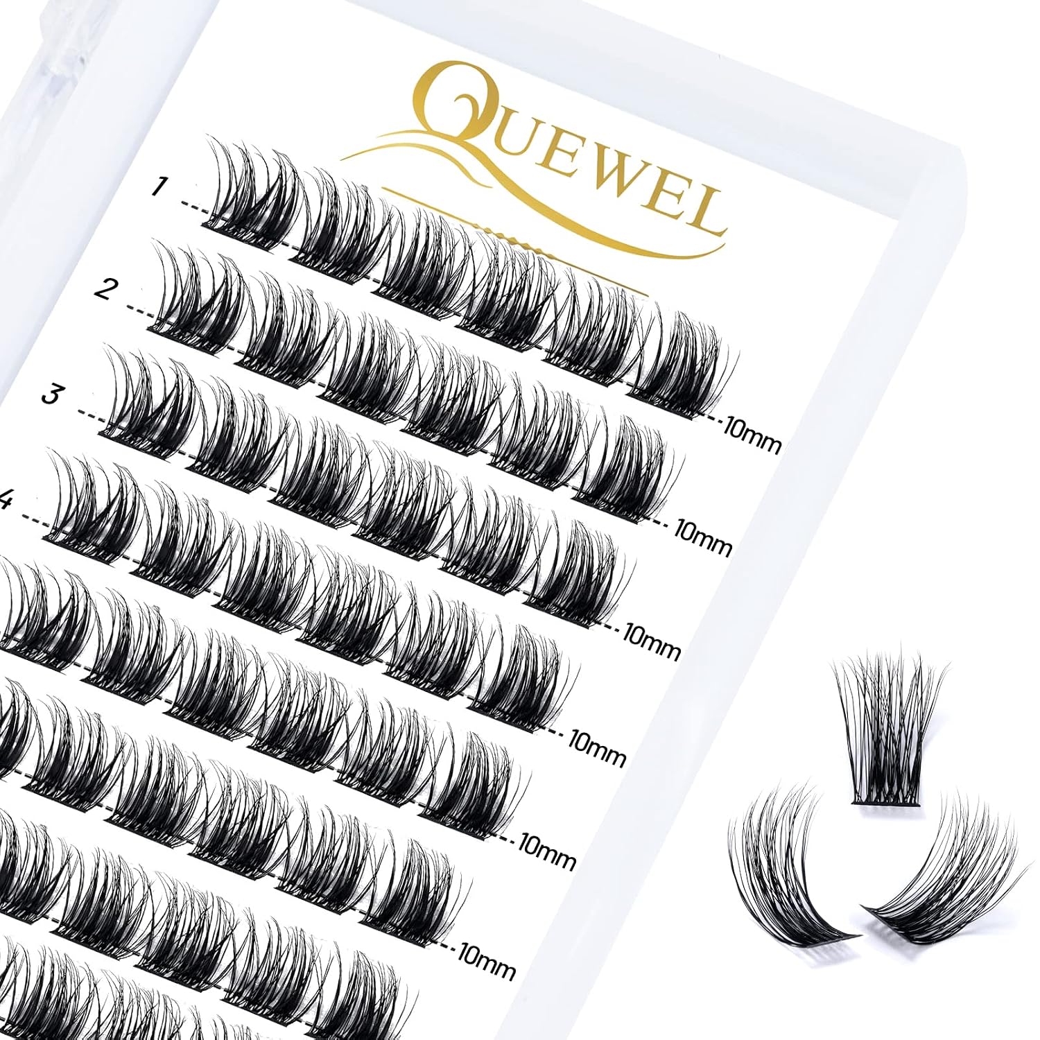 QUEWEL Cluster Lashes - DIY Eyelash Extensions for Makeup