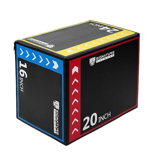 Fitvids Plyo Box 3-in-1 Foam Jump Box Multiple Color-