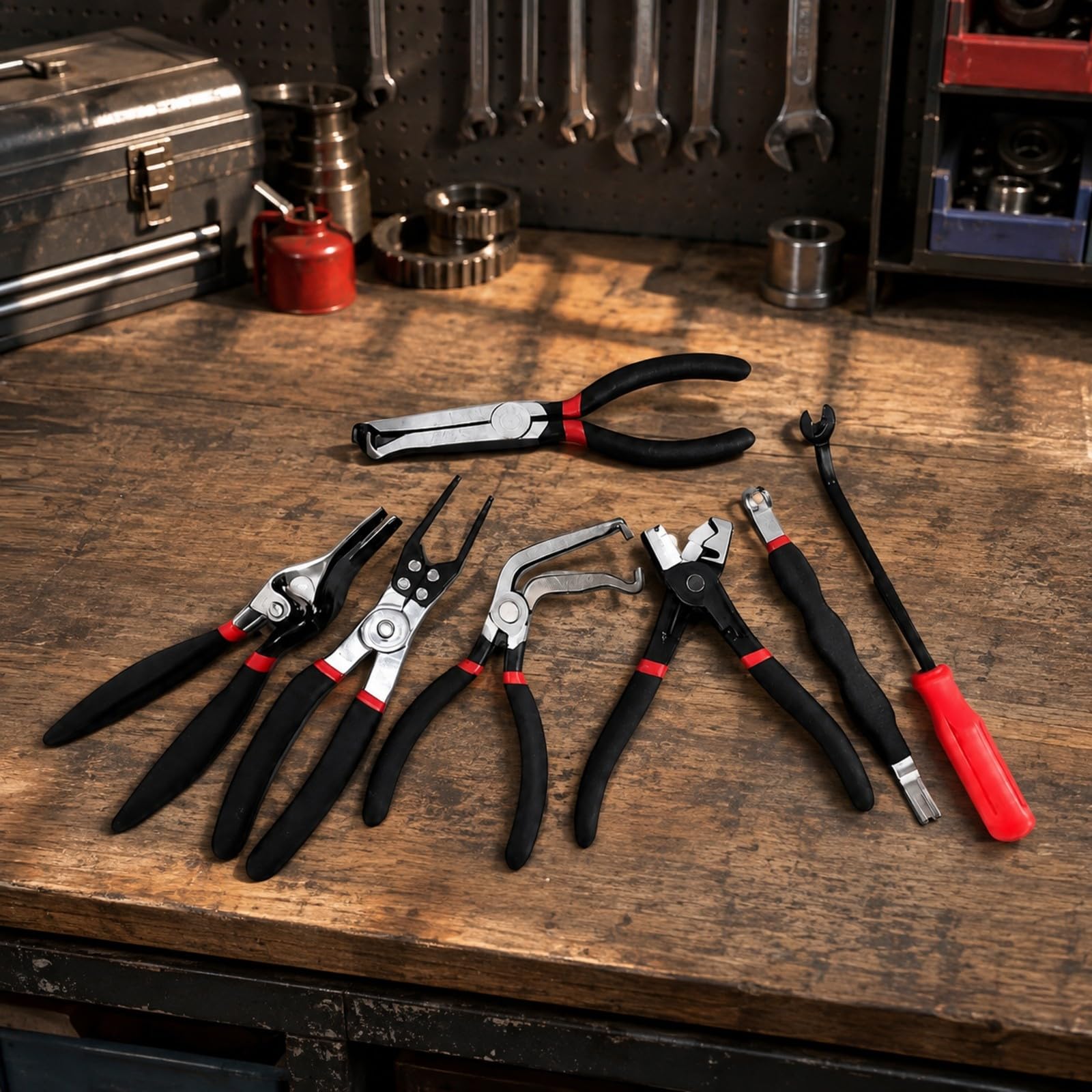 KESOTO Pinzas Corte para Electricidad Automotriz con Superficie Agarrote Acerada y Empuñadura Confortable Acuado para sconectar Terminales, Sin Bolsa