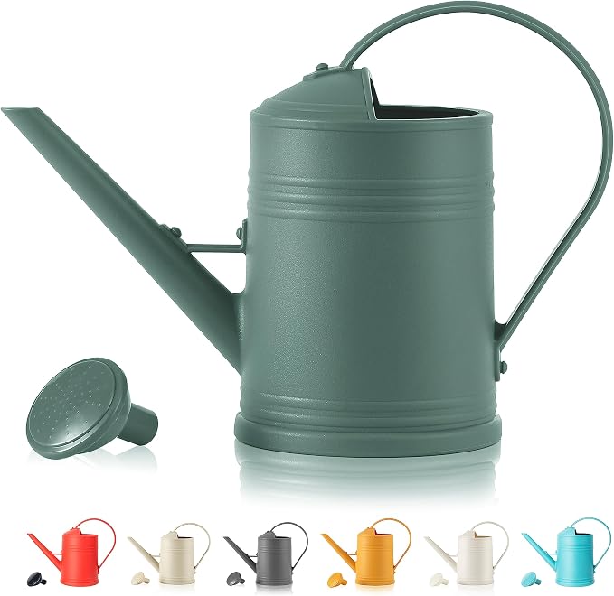 Watering Can for Indoor Plants, Flower Watering Can, Plastic Water Can for Plants with Sprinkler Head 68 oz, 1/2 Gallons