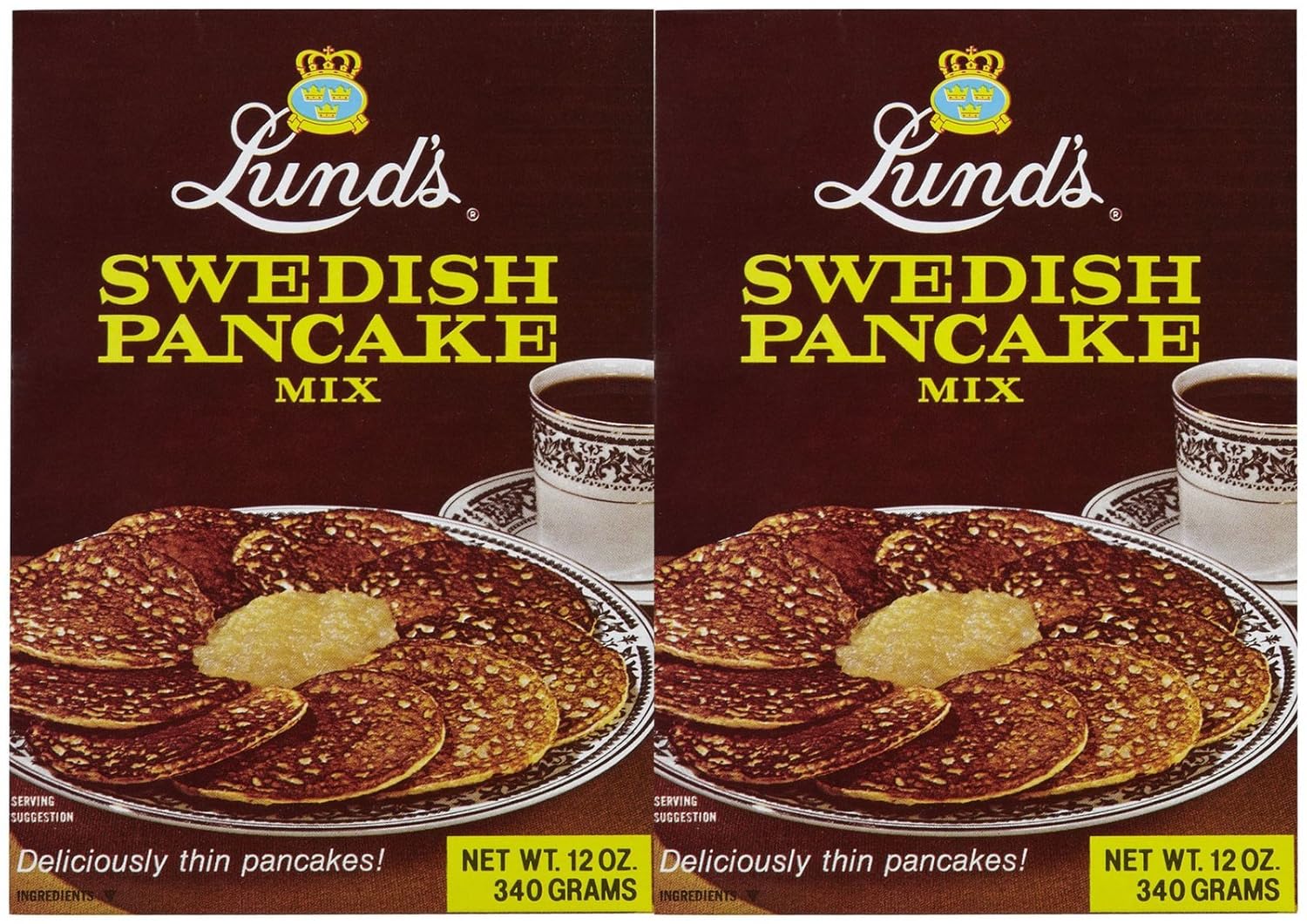Lund's Swedish Pancake Mix 12 oz 2 ct Grocery
