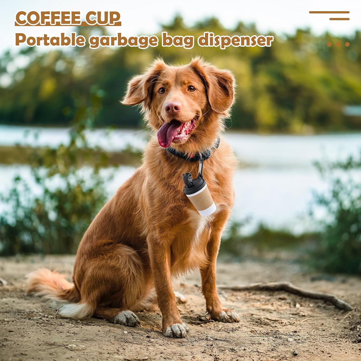 Dog Poop Bags, 2 Pieces Dispenser for Dog Poop Bags, Practical Accessory for Walking Cats, Portable Plastic Bag Holder for Pets, Cats (Multicolor) 5