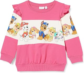Bestseller A/S Girl's Nmfjeba Pawpatrol Sweat Unb Cplg Sweatshirt