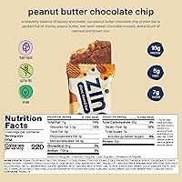 Vista 3 de Zing Bars Barra de proteínas a base de plantas, chocolate oscuro, almendra cereza, 12 unidades Cerezas Montmorency 0.39oz de proteína y 0.32oz