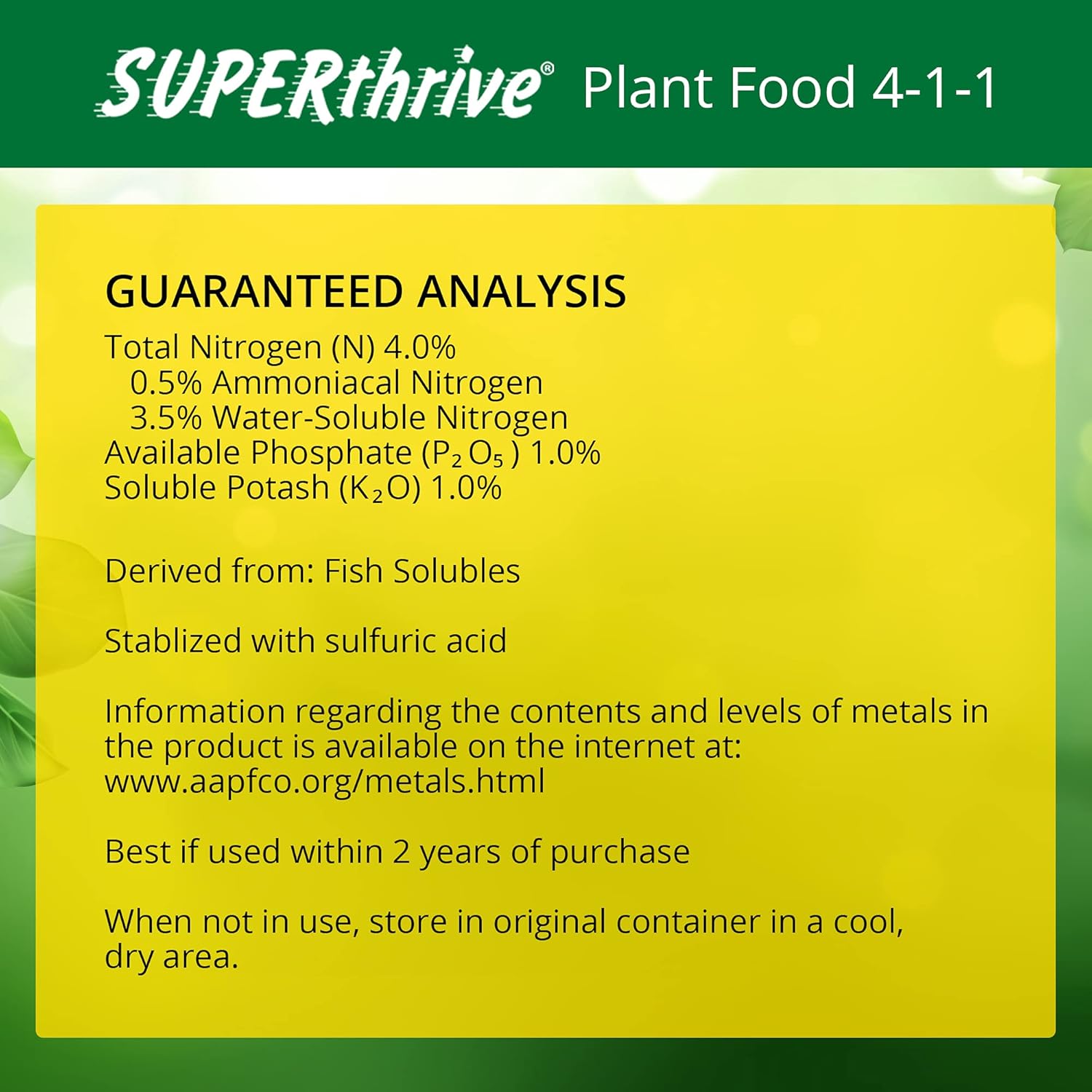 SUPERthrive Liquid Organic All Purpose Plant Food 1 qt. - Image 6