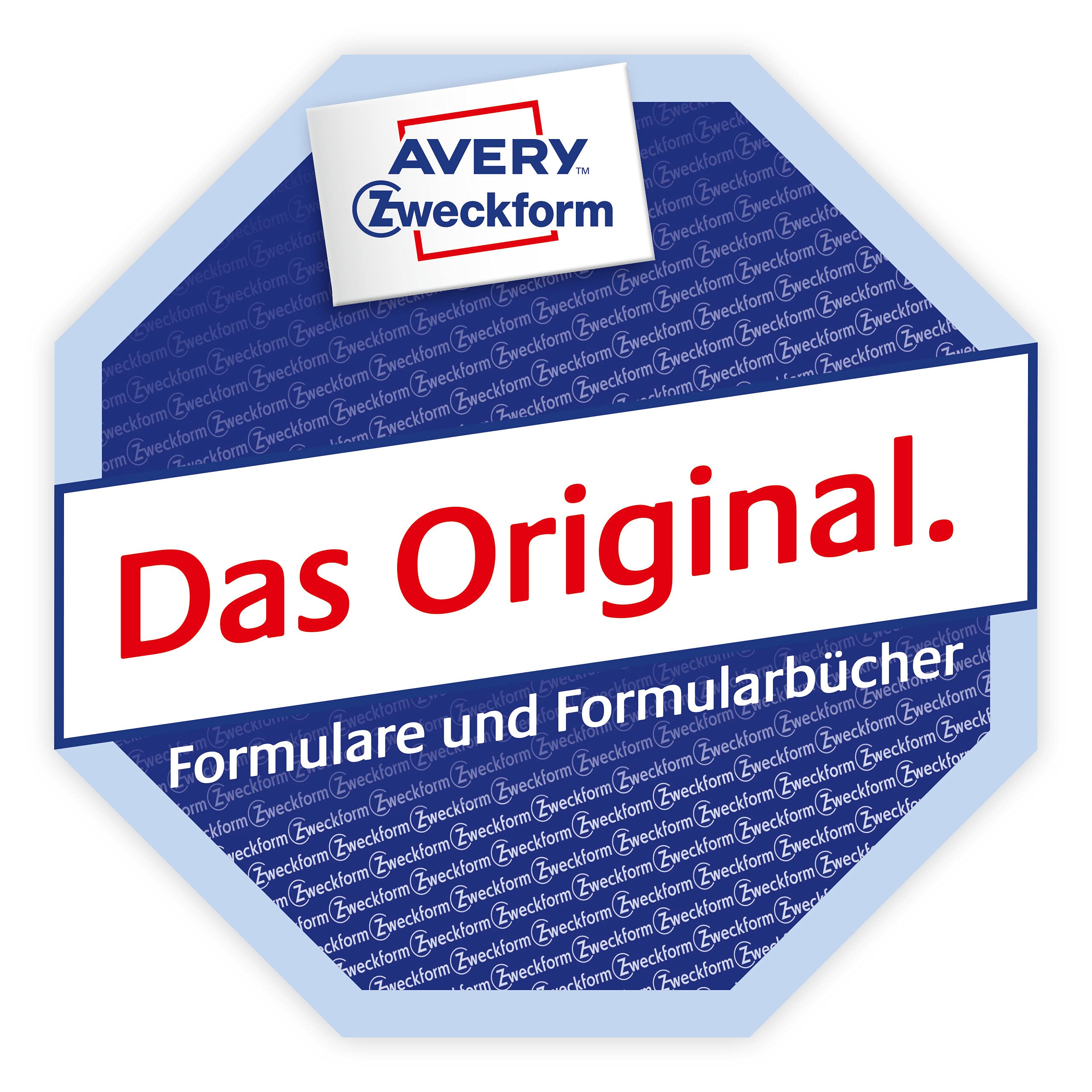 Avery Zweckform 867-5 Lot de 5 carnets de tickets de vestiaires numérotés 1-500 5 couleurs Format A6