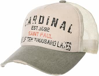 WITHMOONS Distressed Trucker Baseball Cap - Mesh Back Adjustable Star Design Hat KR1185 - View #5