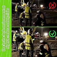 Vista 7 de Yilloog 150 bandas reflectantes para el brazo para caminar por la noche, banda de tobillo reflectante para corredores, muñequera reflectante