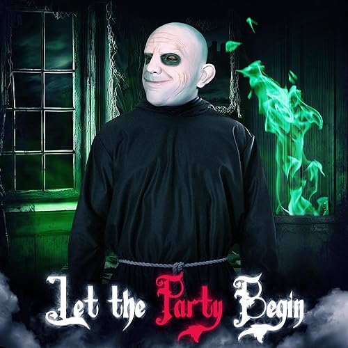 Miniatura 6 de Máscara de disfraz de Halloween de calidad prémium máscara de Halloween ultra realista para hombres máscara profesional de silicona y látex para