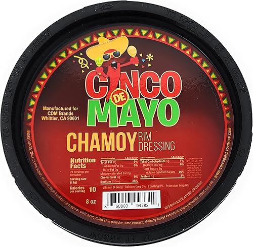 Miniatura 1 de Cinco de Mayo Chamoy Rim Dip - Aderezo de cóctel 1 recipiente de 76 onzas