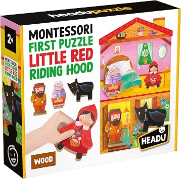 Headu Montessor  F rst Puzzle L ttle Red R d ng Hood