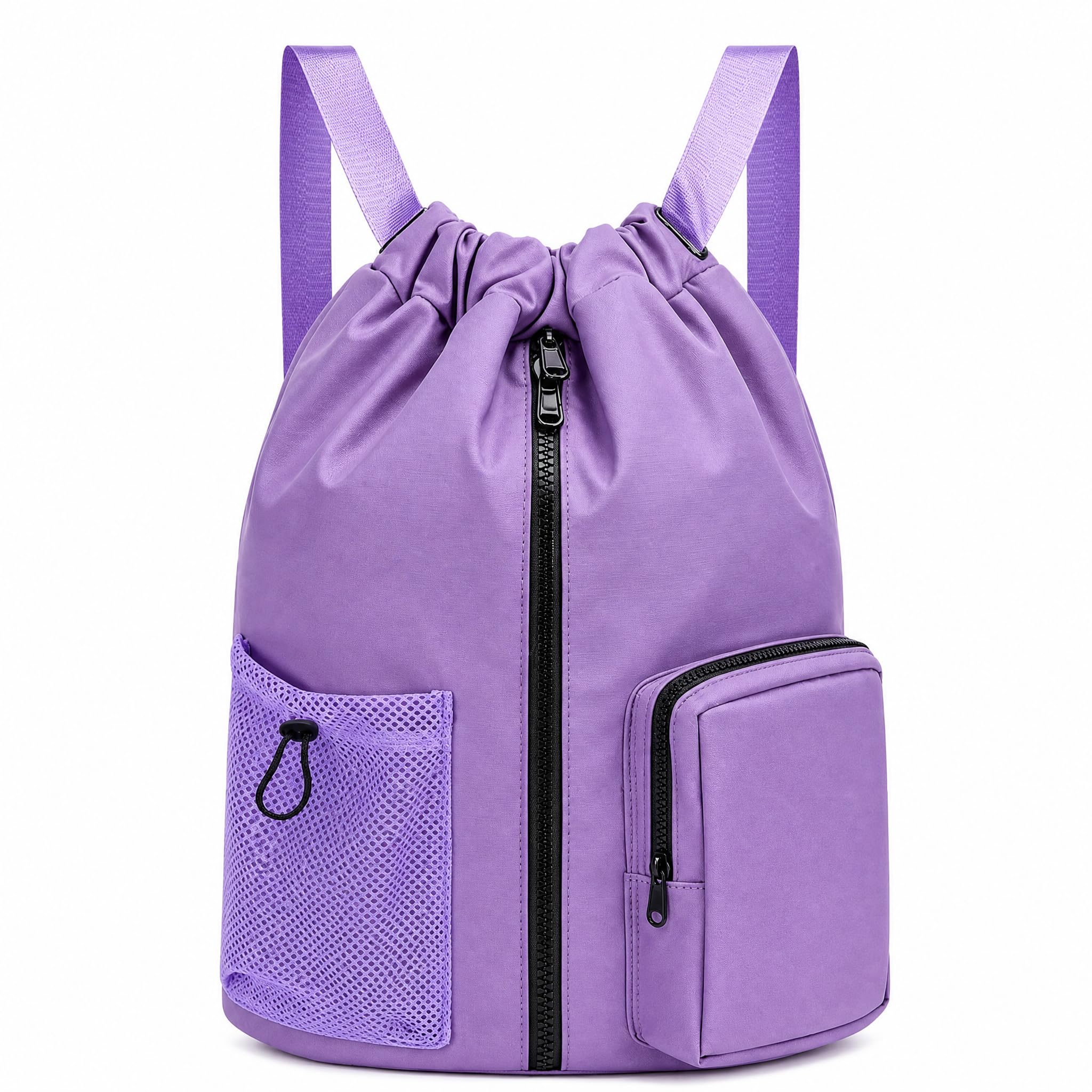 Borsa Sportiva da Donna, 20L Zaino Da Nuoto, Borsa da Palestra, Zaino Sportivo da Uomo, per Fitness, Yoga, Tennis, Escursionismo (Violet, Medio)