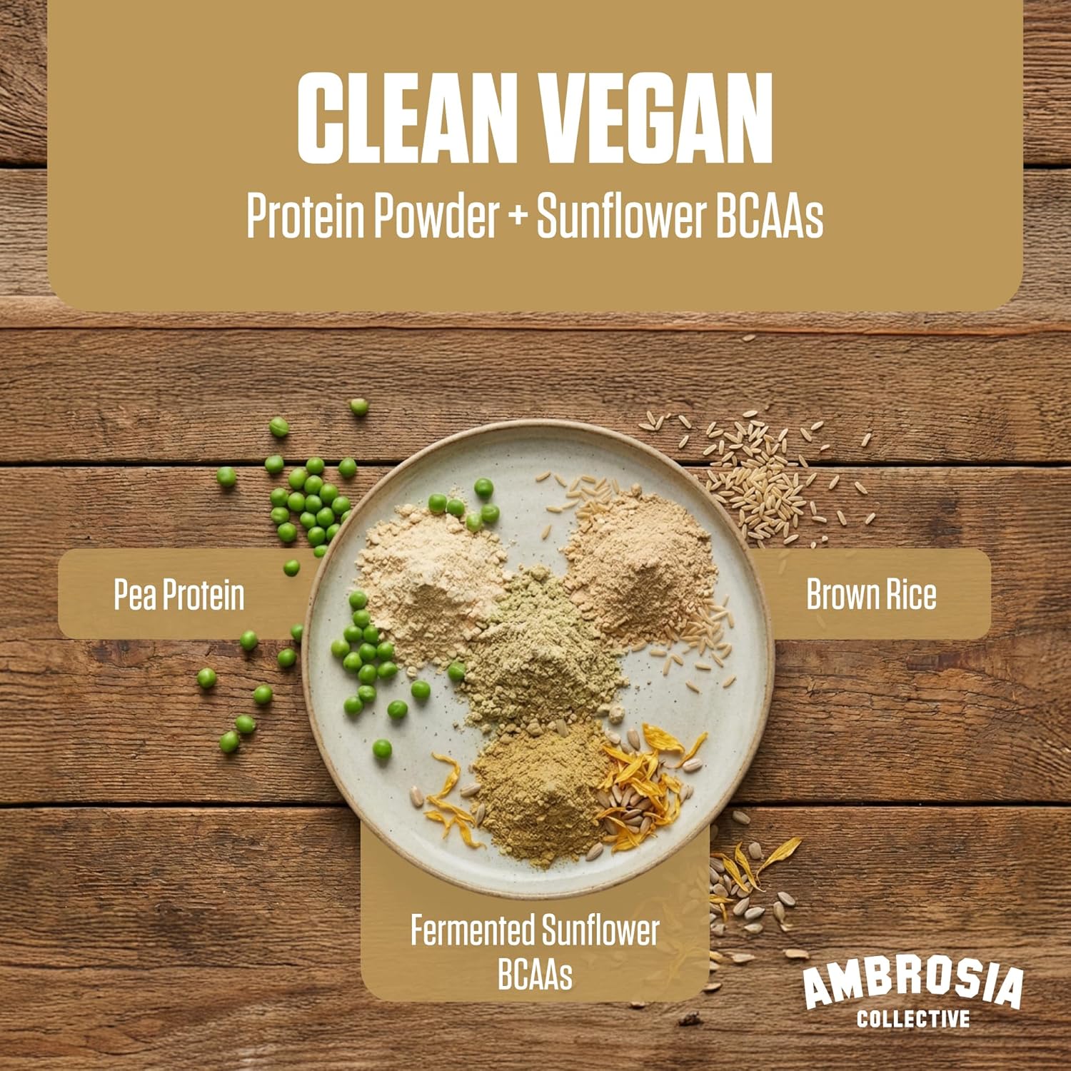 Ambrosia Planta - Plant-Based Protein Powder 20g | Dairy Free Vegan Protein Powder with BCAA Amino Acids | Keto-Friendly, No Added Sugar | 25 Servings | Banana Maple - Image 5